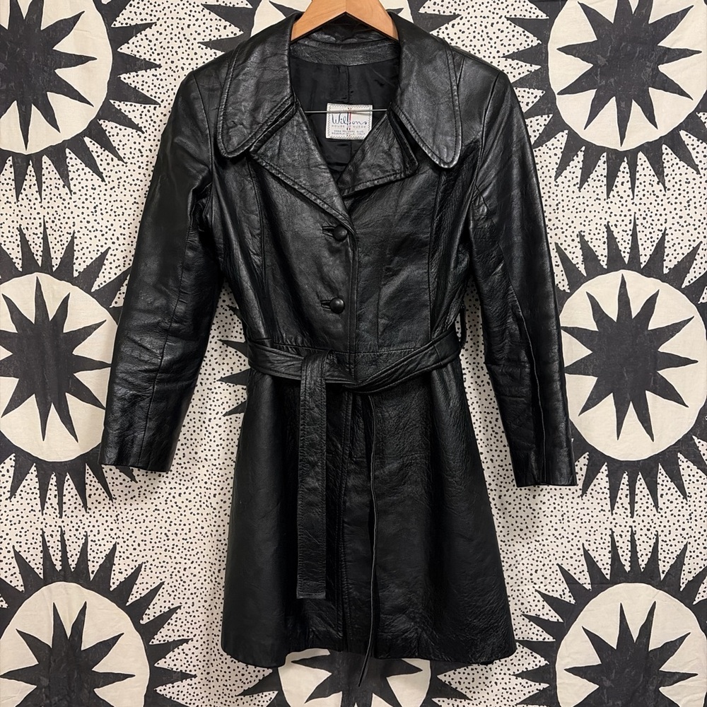 ⚡️Adorable Vintage 70’s Wilson’s Genuine Leather Trench Coat⚡️
